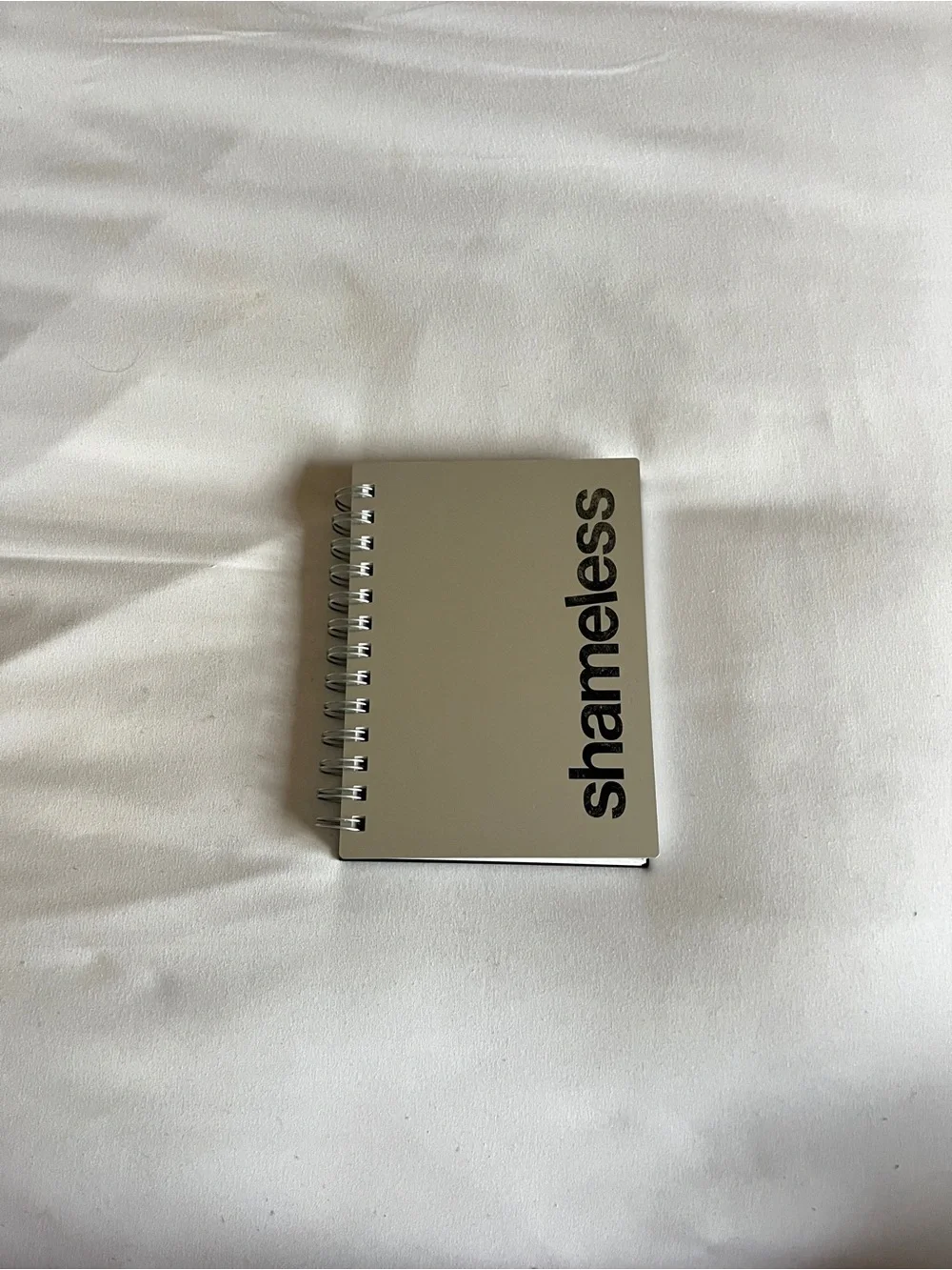 Notebook shameless silver
